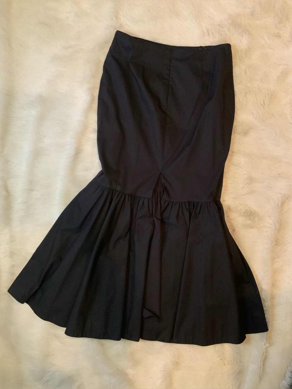 Antonio Melani Black Lined Mermaid Midi Skirt - Women’s 14